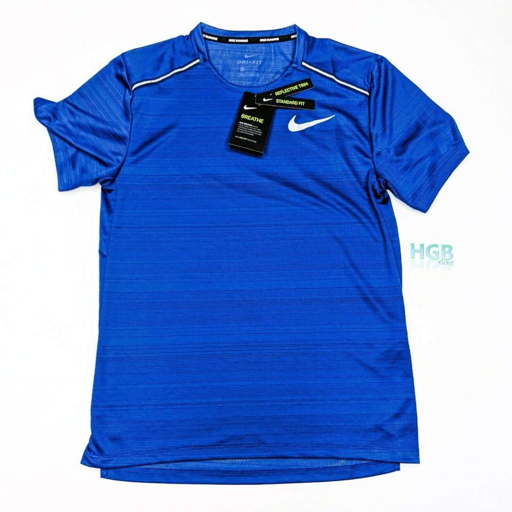 Nike Breathe T-Shirt Men's Running Training Sports - Picture 1 of 6